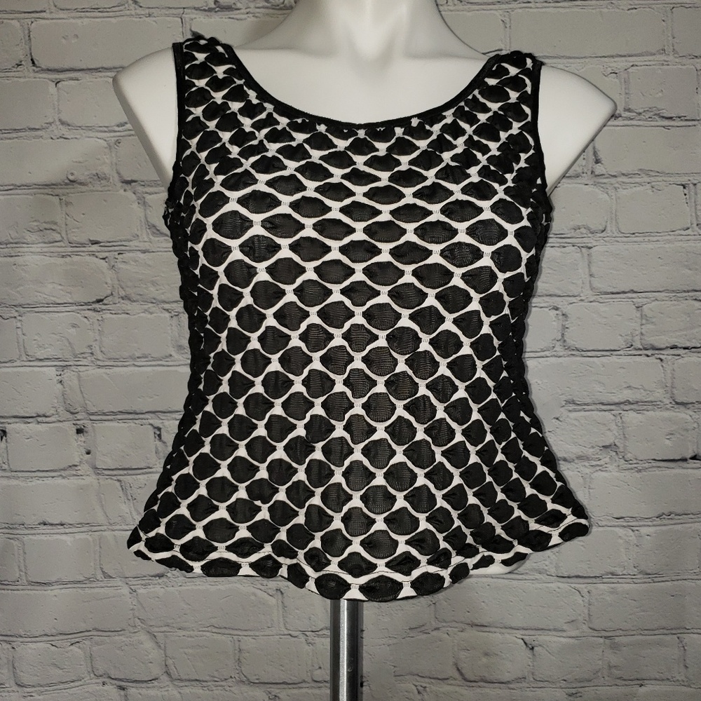 X:S Clothing sheer cropped tank